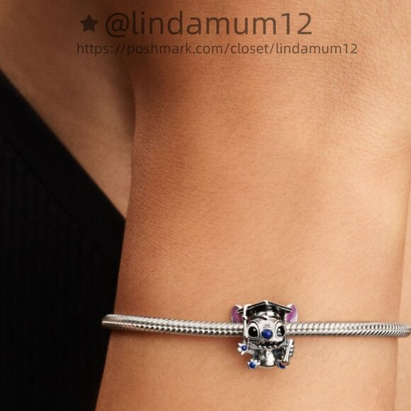 Pandora Disney Stitch Graduation Charm - Picture 4 of 6